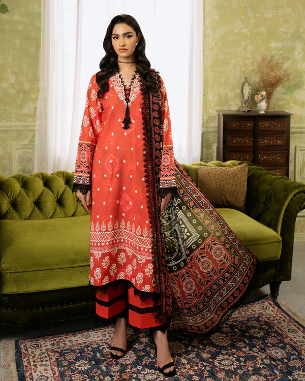 Roheenaz | Printed Lawn -Solstice