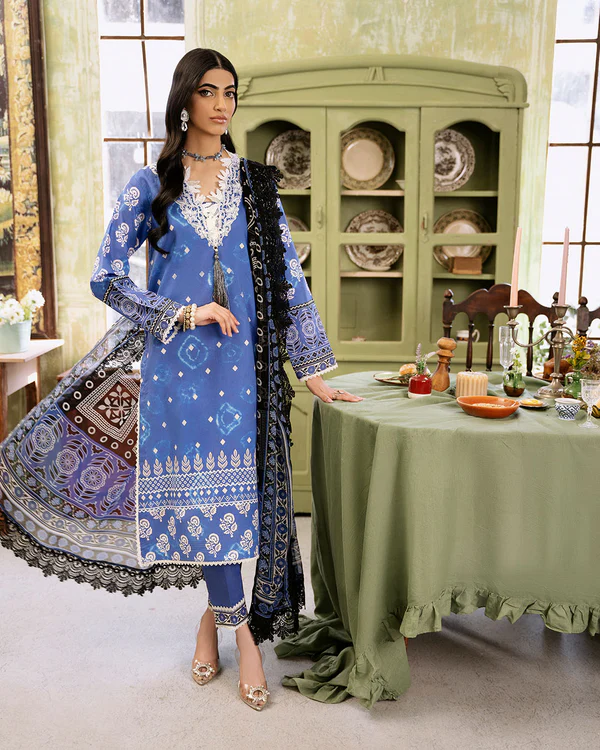 Roheenaz | Printed Lawn - Ember