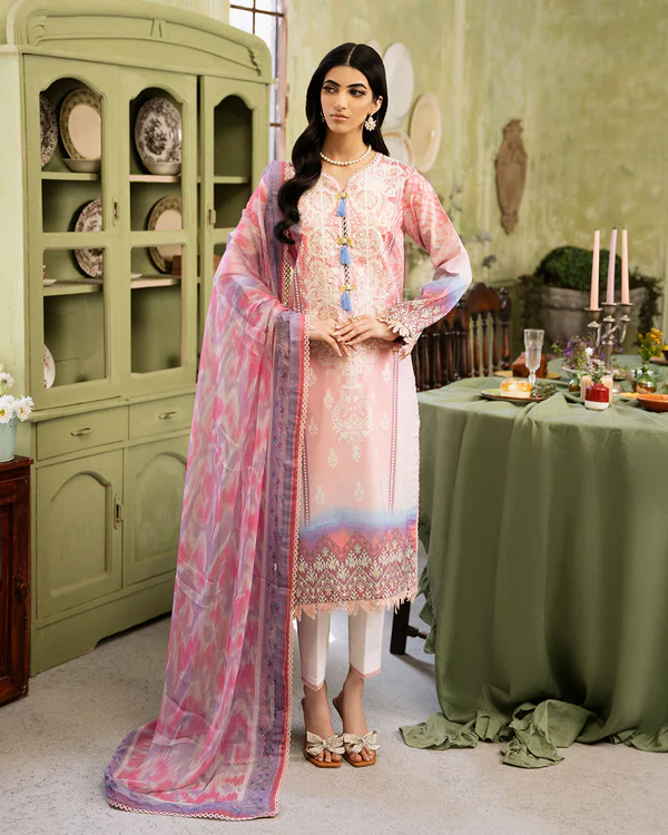 Roheenaz | Printed Lawn - Amara