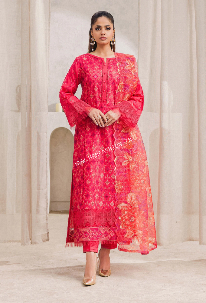 Adans libas | Chikankari Lawn D-1