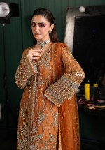 Elaf Stardom Formal Handwork 25 Unstiched ESH-09 Saffron