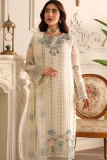 Noors Gulmina Chiffon Luxury Collection Semi Stitched Design 2