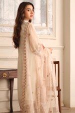 Noors Gulmina Chiffon Luxury Collection Semi Stitched Design 3