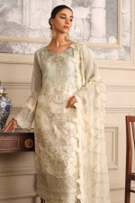 Noors Gulmina Chiffon Luxury Collection Semi Stitched Design 7