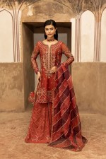 Zahra Rubab Noor Mahal Collection Anarkali Brick Stitched