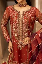 Zahra Rubab Noor Mahal Collection Anarkali Brick Stitched