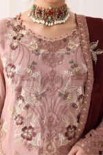 Noors Marvi Luxury Chiffon Collection Semi Stitched Design 2