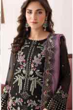 Noors Marvi Luxury Chiffon Collection Semi Stitched Design 5 - Image 3