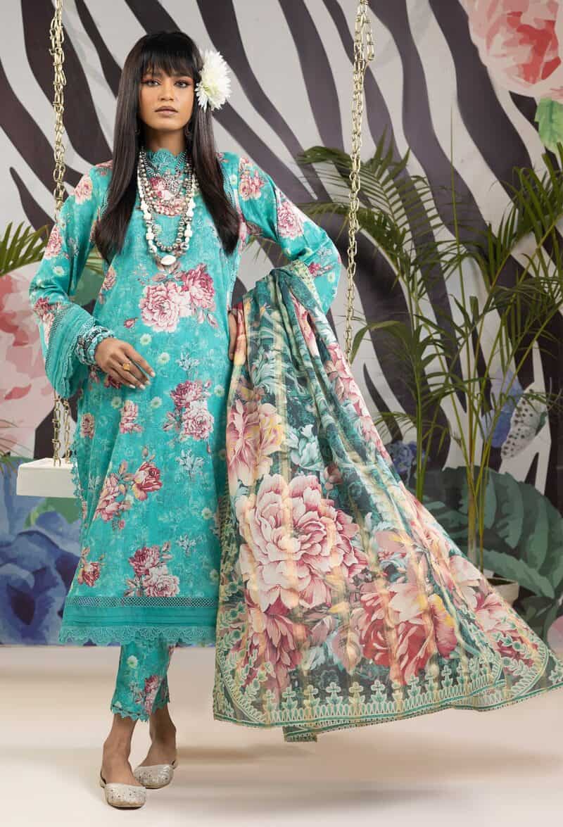 Adan libas | Nazia Noor Prints - 5504