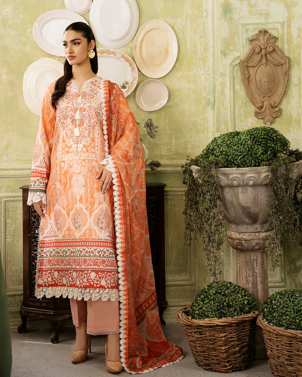 Roheenaz | Printed Lawn - Cascade