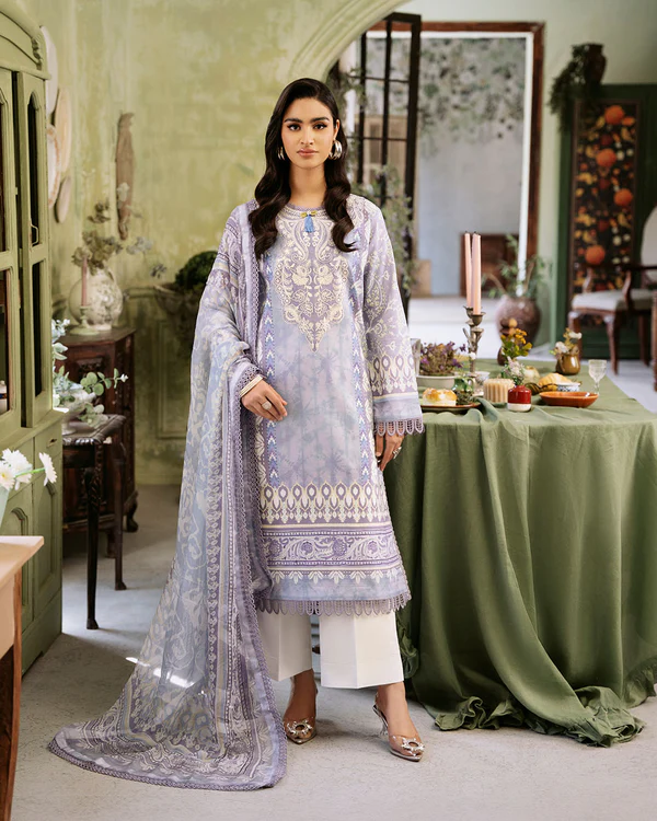 Roheenaz | Printed Lawn - Lumina