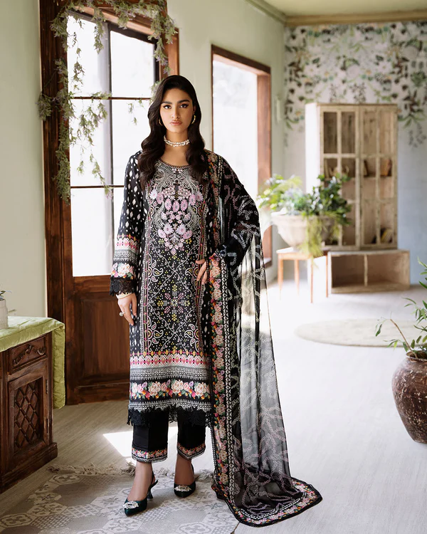 Roheenaz | Printed Lawn - Veridian